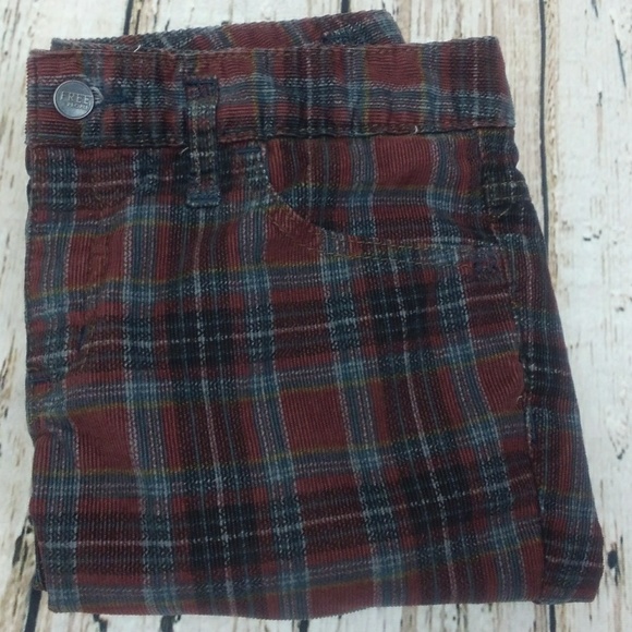 Free People Denim - Free People Plaid Corduroy Pants